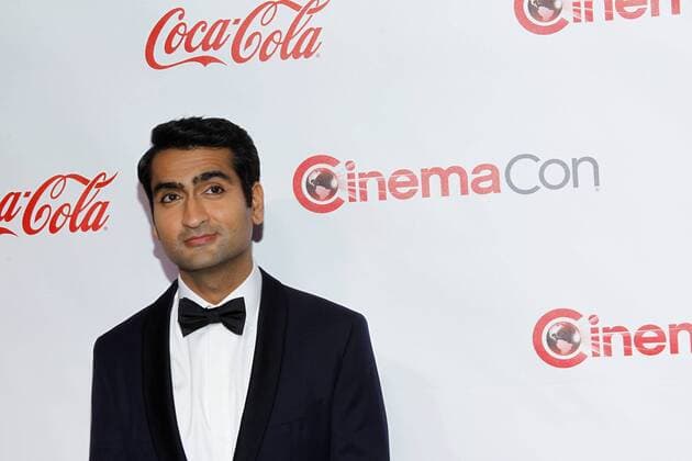 Kumail Nanjiani arrives for the CinemaCon 2017 Big Screen Achievement Awards at Caesars Palace, Las Vegas, Nevada on March 30, 2017.  LAV2017033028 JAMESxATOA