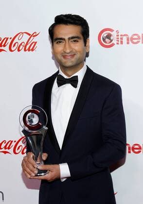 Kumail Nanjiani receipient of the Comedy Star of the Year award arrives for the CinemaCon 2017 Big Screen Achievement Awards at Caesars Palace, Las Vegas, Nevada on March 30, 2017.  LAV2017033029 JAMESxATOA