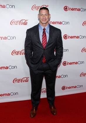 John Cena arrives for the CinemaCon 2017 Big Screen Achievement Awards at Caesars Palace, Las Vegas, Nevada on March 30, 2017.  LAV2017033031 JAMESxATOA