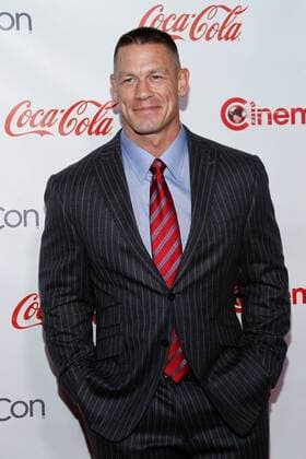 John Cena arrives for the CinemaCon 2017 Big Screen Achievement Awards at Caesars Palace, Las Vegas, Nevada on March 30, 2017.  LAV2017033033 JAMESxATOA