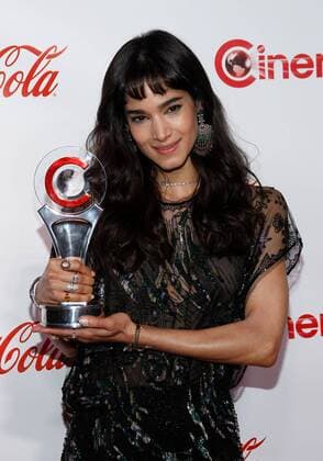 Sofia Boutella receipient of the Female Star of Tomorrow award arrives for the CinemaCon 2017 Big Screen Achievement Awards at Caesars Palace, Las Vegas, Nevada on March 30, 2017.  LAV2017033049 JAMESxATOA