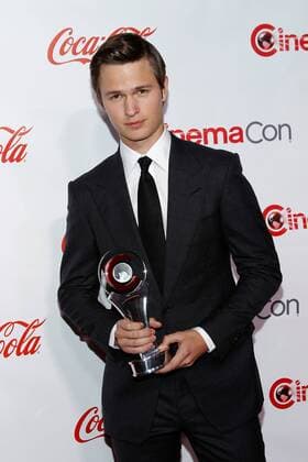 Actor Ansel Elgort receipient of the Male Star of Tomorrow award arrives for the CinemaCon 2017 Big Screen Achievement Awards at Caesars Palace, Las Vegas, Nevada on March 30, 2017.  LAV2017033061 JAMESxATOA