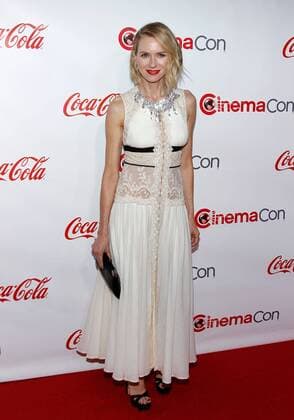 Actress Naomi Watts arrives for the CinemaCon 2017 Big Screen Achievement Awards at Caesars Palace, Las Vegas, Nevada on March 30, 2017.  LAV2017033038 JAMESxATOA