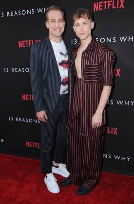March 30, 2017 - Los Angeles, CA, United States - 30 March 2017 - Los Angeles, California - Tommy Dorfman. Premiere Of Netflix s 13 Reasons Why held at Paramount Studios in Los Angeles. Photo Credit: AdMedia Los Angeles United States - ZUMAa123 20170330_zaa_a123_208 Copyright: xBirdiexThompsonx