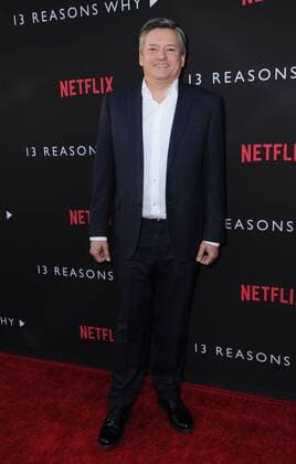 March 30, 2017 - Los Angeles, CA, United States - 30 March 2017 - Los Angeles, California - Ted Sarandos. Premiere Of Netflix s 13 Reasons Why held at Paramount Studios in Los Angeles. Photo Credit: AdMedia Los Angeles United States - ZUMAa123 20170330_zaa_a123_256 Copyright: xBirdiexThompsonx