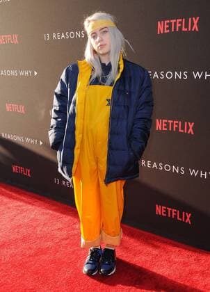 March 30, 2017 - Los Angeles, CA, United States - 30 March 2017 - Los Angeles, California - Billie Eilish. Premiere Of Netflix s 13 Reasons Why held at Paramount Studios in Los Angeles. Photo Credit: AdMedia Los Angeles United States - ZUMAa123 20170330_zaa_a123_270 Copyright: xBirdiexThompsonx