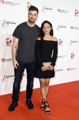 Marten Laciny Marteria mit Ehefrau Jadula Laciny bei der 9. Verleihung des Deutschen Musikautorenpreises 2017 im Hotel Ritz Carlton. Berlin, 30.03.2017 Foto:xF.xKernx xFuturexImage