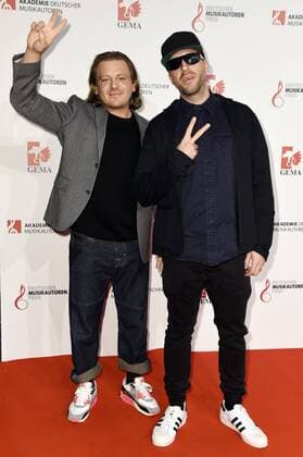 Die Atzen bei der 9. Verleihung des Deutschen Musikautorenpreises 2017 im Hotel Ritz Carlton. Berlin, 30.03.2017 Foto:xF.xKernx xFuturexImage