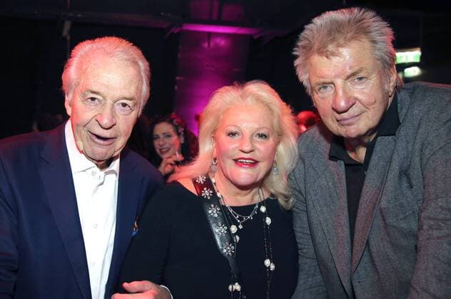 Harald Serafin, Marika Lichter und Werner Schneyder bei der Premierenfeier zur Uraufführung des Theaterstücks Lenya Story in den Kammerspielen der Josefstadt. Wien, 30.03.2017 Foto:xF.xJ.xMorgenbesserx xFuturexImage