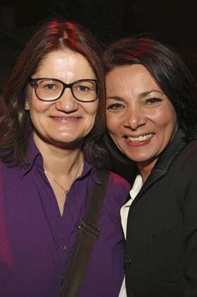 Sigrid Hauser und Sandra Cervik bei der Premierenfeier zur Uraufführung des Theaterstücks Lenya Story in den Kammerspielen der Josefstadt. Wien, 30.03.2017 Foto:xF.xJ.xMorgenbesserx xFuturexImage