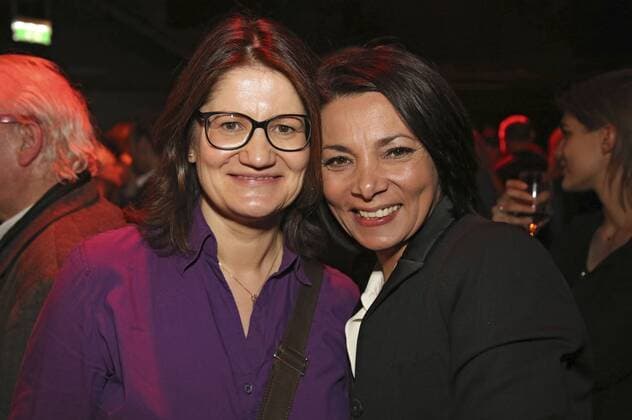 Sigrid Hauser und Sandra Cervik bei der Premierenfeier zur Uraufführung des Theaterstücks Lenya Story in den Kammerspielen der Josefstadt. Wien, 30.03.2017 Foto:xF.xJ.xMorgenbesserx xFuturexImage