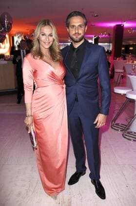 Caroline Beil und Freund Philipp Sattler bei der 4. Verleihung des Deutschen Kosmetikpreises Gloria 2017 im Hilton Düsseldorf. Düsseldorf, 31.03.2017 Foto:xS.xGabschx xFuturexImage
