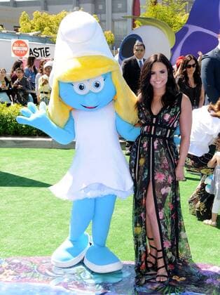 April 1, 2017 - Culver City, CA, United States - 01 April 2017 - Culver City, California - Demi Lovato. World of Premiere Smurfs: The Lost Village held at ArcLight Culver City in Los Angeles. Photo Credit: AdMedia Culver City United States - ZUMAa123 20170401_zaa_a123_042 Copyright: xBirdiexThompsonx