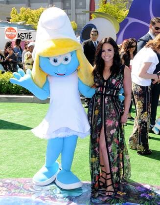 April 1, 2017 - Culver City, CA, United States - 01 April 2017 - Culver City, California - Demi Lovato. World of Premiere Smurfs: The Lost Village held at ArcLight Culver City in Los Angeles. Photo Credit: AdMedia Culver City United States - ZUMAa123 20170401_zaa_a123_061 Copyright: xBirdiexThompsonx