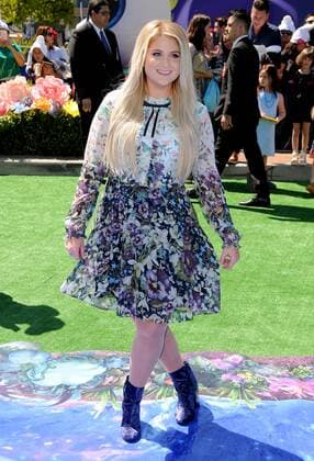 April 1, 2017 - Culver City, CA, United States - 01 April 2017 - Culver City, California - Meghan Trainor. World of Premiere Smurfs: The Lost Village held at ArcLight Culver City in Los Angeles. Photo Credit: AdMedia Culver City United States - ZUMAa123 20170401_zaa_a123_067 Copyright: xBirdiexThompsonx