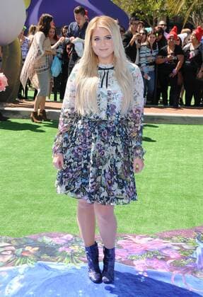 April 1, 2017 - Culver City, CA, United States - 01 April 2017 - Culver City, California - Meghan Trainor. World of Premiere Smurfs: The Lost Village held at ArcLight Culver City in Los Angeles. Photo Credit: AdMedia Culver City United States - ZUMAa123 20170401_zaa_a123_077 Copyright: xBirdiexThompsonx
