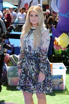 April 1, 2017 - Culver City, CA, United States - 01 April 2017 - Culver City, California - Meghan Trainor. World of Premiere Smurfs: The Lost Village held at ArcLight Culver City in Los Angeles. Photo Credit: AdMedia Culver City United States - ZUMAa123 20170401_zaa_a123_097 Copyright: xBirdiexThompsonx
