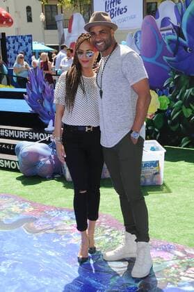 April 1, 2017 - Culver City, CA, United States - 01 April 2017 - Culver City, California - Nicole Ari Parker, Boris Kodjoe. World of Premiere Smurfs: The Lost Village held at ArcLight Culver City in Los Angeles. Photo Credit: AdMedia Culver City United States - ZUMAa123 20170401_zaa_a123_138 Copyright: xBirdiexThompsonx