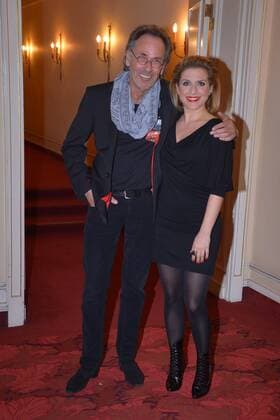 Hugo Egon Balder, Jeanette Biedermann Premiere der Wellnesskomoedie AUFGUSS im Theater am Kurfuerstendamm in Berlin, am 02.03.2017