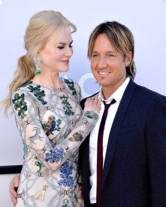 Actress Nicole Kidman (L) and recording artist Keith Urban attend the 52nd annual Academy of Country Music Awards held at T-Mobile Arena in Las Vegas, Nevada on April 2, 2017. The show will be telecast live on CBS.  LVP20170402074 JIMxRUYMEN