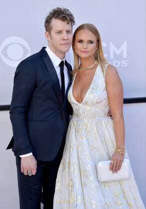 Recording artists Anderson East (L) and Miranda Lambert attend the 52nd annual Academy of Country Music Awards held at T-Mobile Arena in Las Vegas, Nevada on April 2, 2017. The show will be telecast live on CBS.  LVP20170402084 JIMxRUYMEN