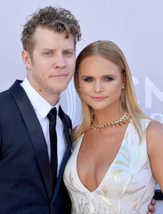 Recording artists Anderson East (L) and Miranda Lambert attend the 52nd annual Academy of Country Music Awards held at T-Mobile Arena in Las Vegas, Nevada on April 2, 2017. The show will be telecast live on CBS.  LVP20170402087 JIMxRUYMEN