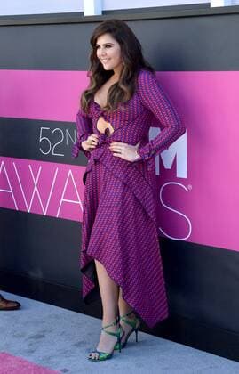 Recording artist Hillary Scott of music group Lady Antebellum attends the 52nd annual Academy of Country Music Awards held at T-Mobile Arena in Las Vegas, Nevada on April 2, 2017. The show will be telecast live on CBS.  LVP20170402199 JIMxRUYMEN