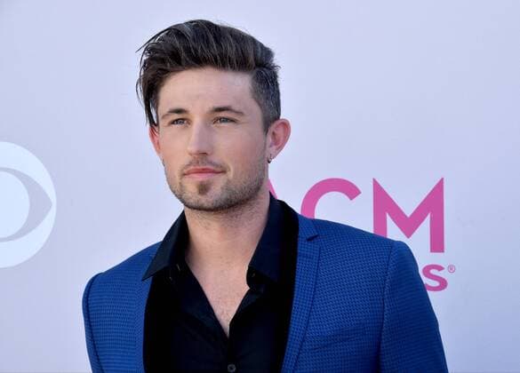 Singer Michael Ray attends the 52nd annual Academy of Country Music Awards held at T-Mobile Arena in Las Vegas, Nevada on April 2, 2017. The show will be telecast live on CBS.  LVP20170402279 JIMxRUYMEN