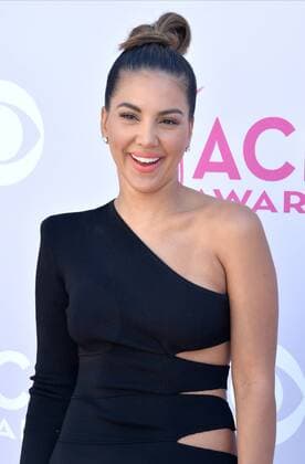 TV personality Liz Hernandez attends the 52nd annual Academy of Country Music Awards held at T-Mobile Arena in Las Vegas, Nevada on April 2, 2017. The show will be telecast live on CBS.  LVP20170402394 JIMxRUYMEN