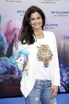 Shermine Shahrivar bei der Premiere des Kinofilms Die Schlümpfe - Das verlorene Dorf im Cinestar Sony Center. Berlin, 02.04.2017 Foto:xS.xGabschx xFuturexImage