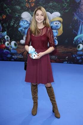 Lisa-Marie Koroll bei der Premiere des Kinofilms Die Schlümpfe - Das verlorene Dorf im Cinestar Sony Center. Berlin, 02.04.2017 Foto:xS.xGabschx xFuturexImage