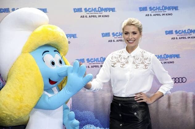 Lena Gercke bei der Premiere des Kinofilms Die Schlümpfe - Das verlorene Dorf im Cinestar Sony Center. Berlin, 02.04.2017 Foto:xS.xGabschx xFuturexImage