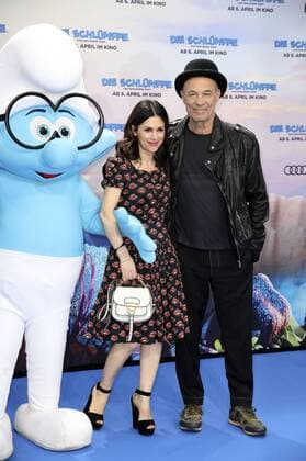 Heiner Lauterbach mit Ehefrau Viktoria Lauterbach bei der Premiere des Kinofilms Die Schlümpfe - Das verlorene Dorf im Cinestar Sony Center. Berlin, 02.04.2017 Foto:xS.xGabschx xFuturexImage