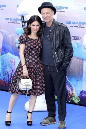 Heiner Lauterbach mit Ehefrau Viktoria Lauterbach bei der Premiere des Kinofilms Die Schlümpfe - Das verlorene Dorf im Cinestar Sony Center. Berlin, 02.04.2017 Foto:xS.xSchrapsx xFuturexImage