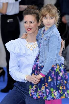 Katrin Wrobel mit Tochter Louisa bei der Premiere des Kinofilms Die Schlümpfe - Das verlorene Dorf im Cinestar Sony Center. Berlin, 02.04.2017 Foto:xS.xSchrapsx xFuturexImage