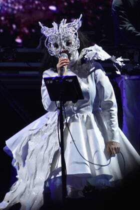 April 2, 2017 - Toluca, Mexico - Iceland singer BjoÂ¶rk performs on stage as part of Ceremonia Music Festival at Pegasus Dynamic Center on April 02, 2017 in Toluca, Mexico Toluca Mexico  - ZUMAn230 20170402_zaa_n230_579 Copyright: xCarlosxTischlerx