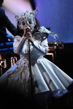 April 2, 2017 - Toluca, Mexico - Iceland singer BjoÂ¶rk performs on stage as part of Ceremonia Music Festival at Pegasus Dynamic Center on April 02, 2017 in Toluca, Mexico Toluca Mexico  - ZUMAn230 20170402_zaa_n230_586 Copyright: xCarlosxTischlerx