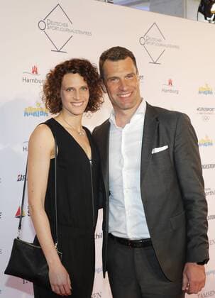 Deuetscher Sportjournalistenpreis in Hamburg Lena Schoeneborn, Dr. Michael Ilgner