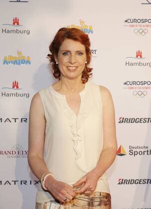 Deuetscher Sportjournalistenpreis in Hamburg Monica Lierhaus, Oliver Taranenko
