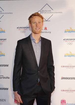 Deuetscher Sportjournalistenpreis in Hamburg Jonas Reckermann beim Sportjournalistenpreis im Grand Elyse Hotel Hamburg.