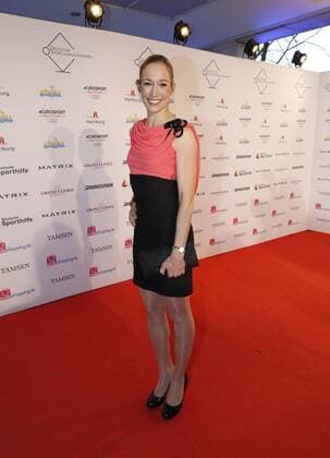 Deuetscher Sportjournalistenpreis in Hamburg Dr. Christine Theiss beim Sportjournalistenpreis im Grand Elyse Hotel Hamburg.