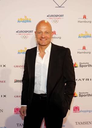 Deuetscher Sportjournalistenpreis in Hamburg Christian Senft beim Sportjournalistenpreis im Grand Elyse Hotel Hamburg.