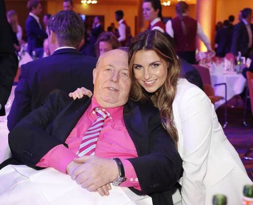 Deuetscher Sportjournalistenpreis in Hamburg Reiner Calmund, Laura Wontorra beim Sportjournalistenpreis im Grand Elyse Hotel Hamburg.