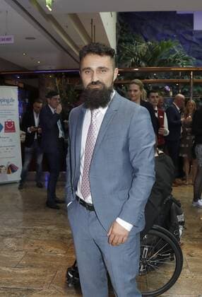 Deuetscher Sportjournalistenpreis in Hamburg Uensal Arik beim Sportjournalistenpreis im Grand Elyse Hotel Hamburg.