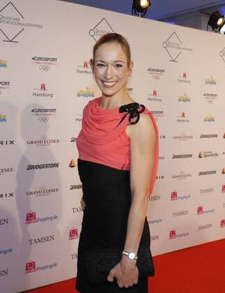 Deuetscher Sportjournalistenpreis in Hamburg Dr. Christine Theiss beim Sportjournalistenpreis im Grand Elyse Hotel Hamburg.