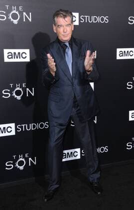 April 3, 2017 - Hollywood, CA, United States - 03 April 2017 - Hollywood, California - Pierce Brosnan. Premiere screening of AMC s The Son held at ArcLight Hollywood in Hollywood. Photo Credit: AdMedia Hollywood United States - ZUMAa123 20170403_zaa_a123_016 Copyright: xBirdiexThompsonx