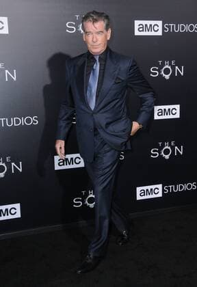 April 3, 2017 - Hollywood, CA, United States - 03 April 2017 - Hollywood, California - Pierce Brosnan. Premiere screening of AMC s The Son held at ArcLight Hollywood in Hollywood. Photo Credit: AdMedia Hollywood United States - ZUMAa123 20170403_zaa_a123_019 Copyright: xBirdiexThompsonx