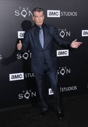 April 3, 2017 - Hollywood, CA, United States - 03 April 2017 - Hollywood, California - Pierce Brosnan. Premiere screening of AMC s The Son held at ArcLight Hollywood in Hollywood. Photo Credit: AdMedia Hollywood United States - ZUMAa123 20170403_zaa_a123_021 Copyright: xBirdiexThompsonx