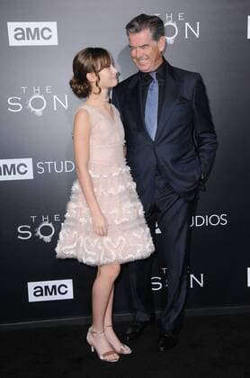 April 3, 2017 - Hollywood, CA, United States - 03 April 2017 - Hollywood, California - Sydney Lucas, Pierce Brosnan. Premiere screening of AMC s The Son held at ArcLight Hollywood in Hollywood. Photo Credit: AdMedia Hollywood United States - ZUMAa123 20170403_zaa_a123_024 Copyright: xBirdiexThompsonx