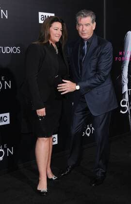 April 3, 2017 - Hollywood, CA, United States - 03 April 2017 - Hollywood, California - Keely Shaye Smith, Pierce Brosnan. Premiere screening of AMC s The Son held at ArcLight Hollywood in Hollywood. Photo Credit: AdMedia Hollywood United States - ZUMAa123 20170403_zaa_a123_030 Copyright: xBirdiexThompsonx